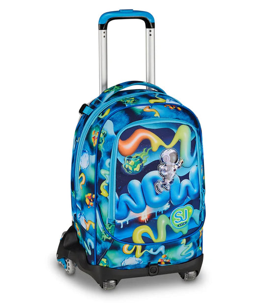 TROLLEY 8 RUOTE SPACE BOY - Seven Junior