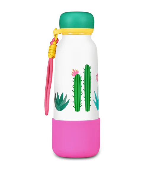 Borraccia Termica con Cactus e laccetto