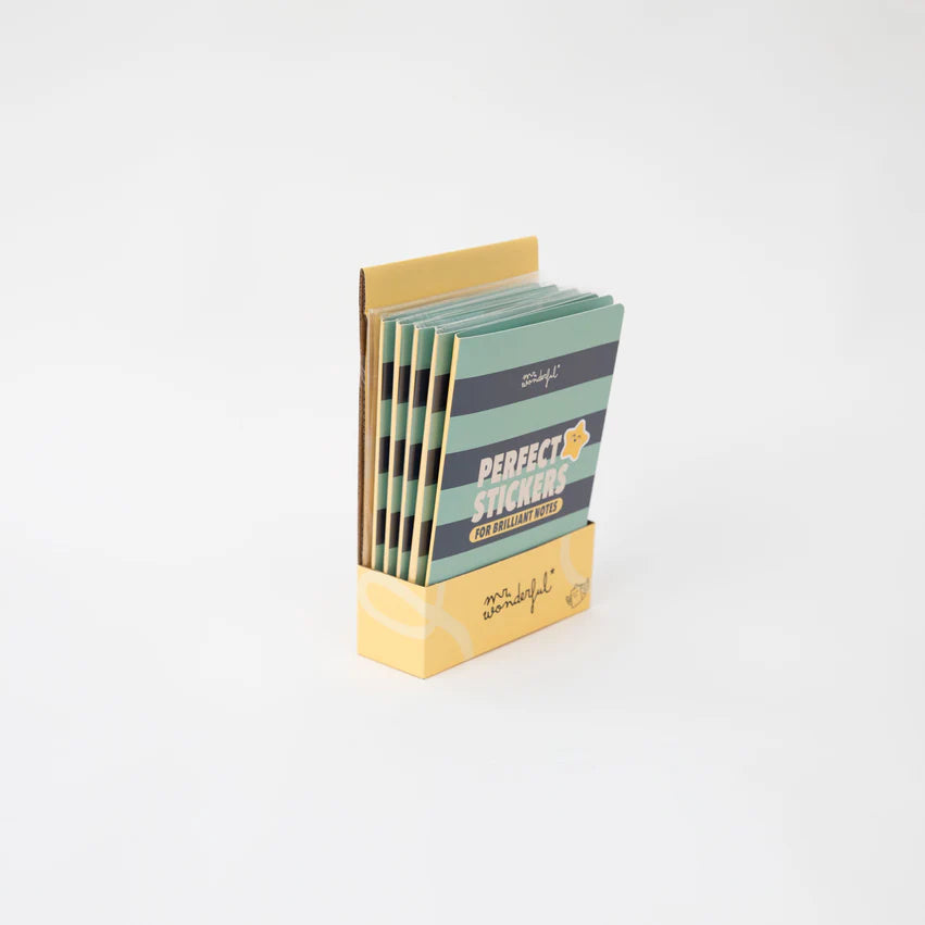 Quaderno con adesivi e post-it super cool: adesivi perfetti per appunti brillanti - Mr.Wonderful