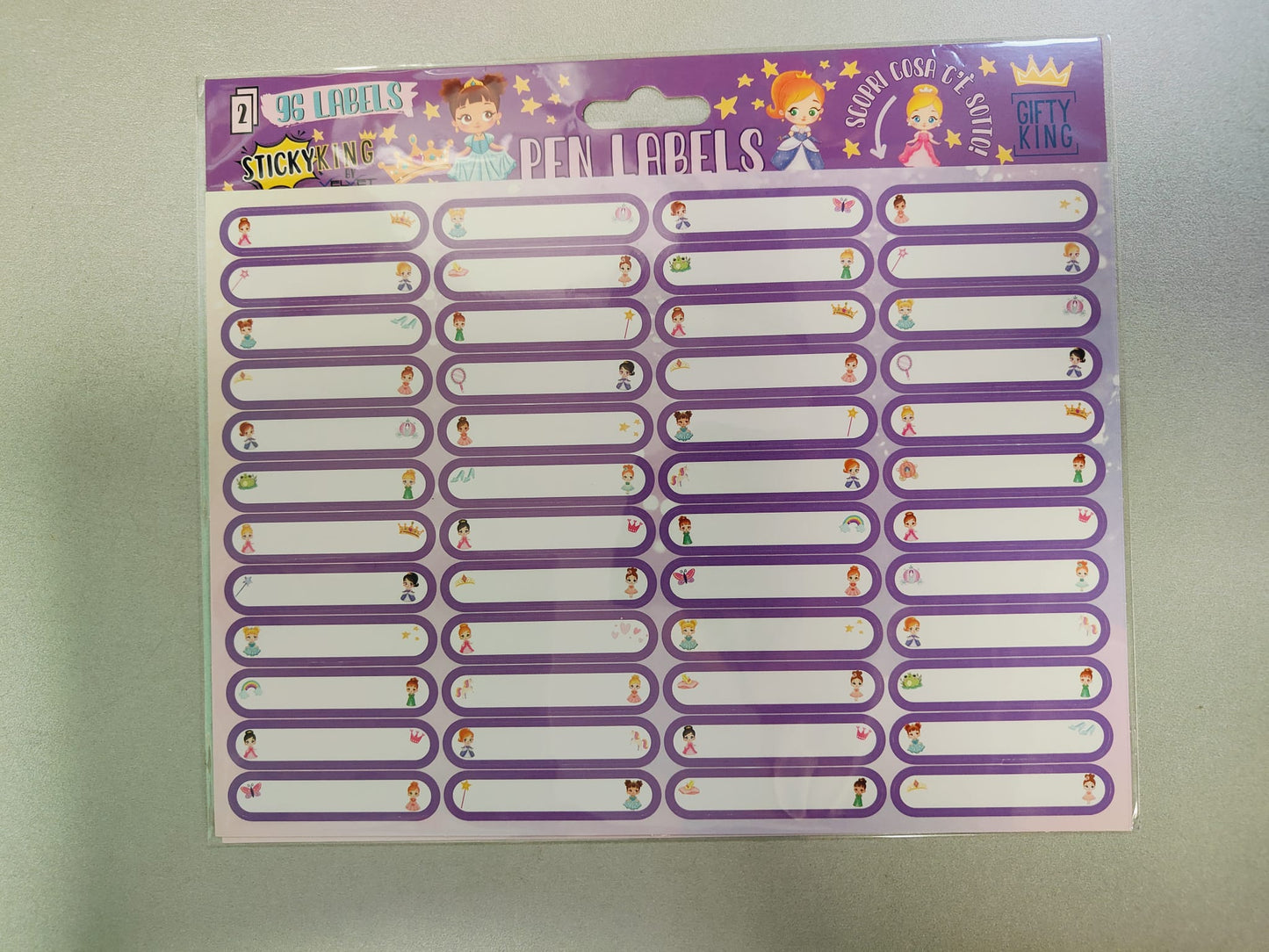 Etichette per Matite e Pennarelli