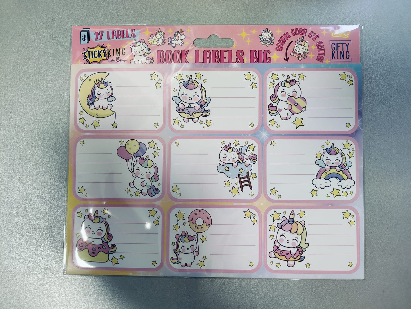 Etichette per Libri e Quaderni