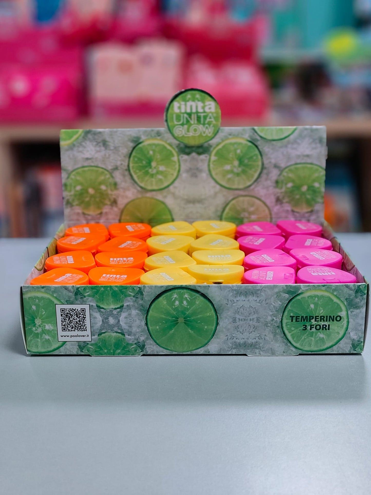 Temperino 3 fori - tintaUNITA GLOW