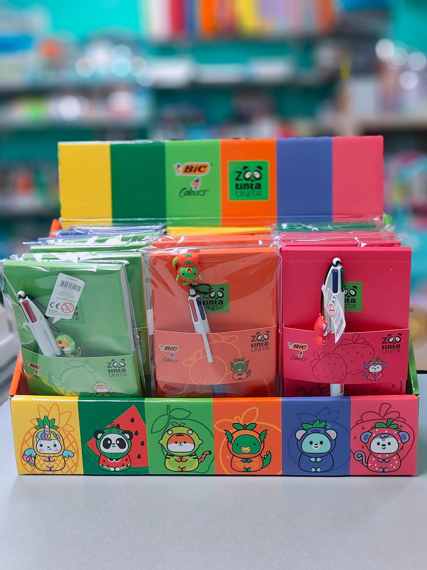 Blocchetto con Biro BIC - tintaUNITA ZOO