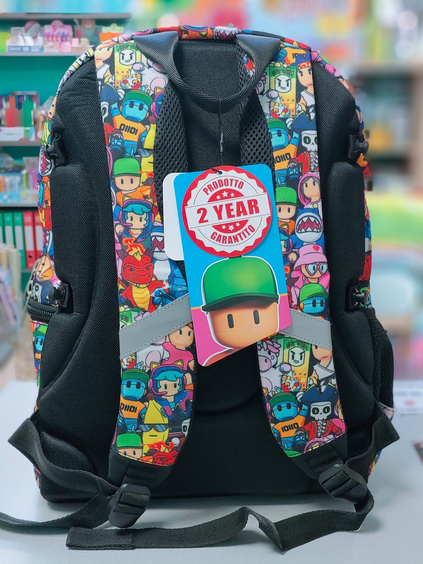 Zaino Scuola STUMBLE GUYS Nero