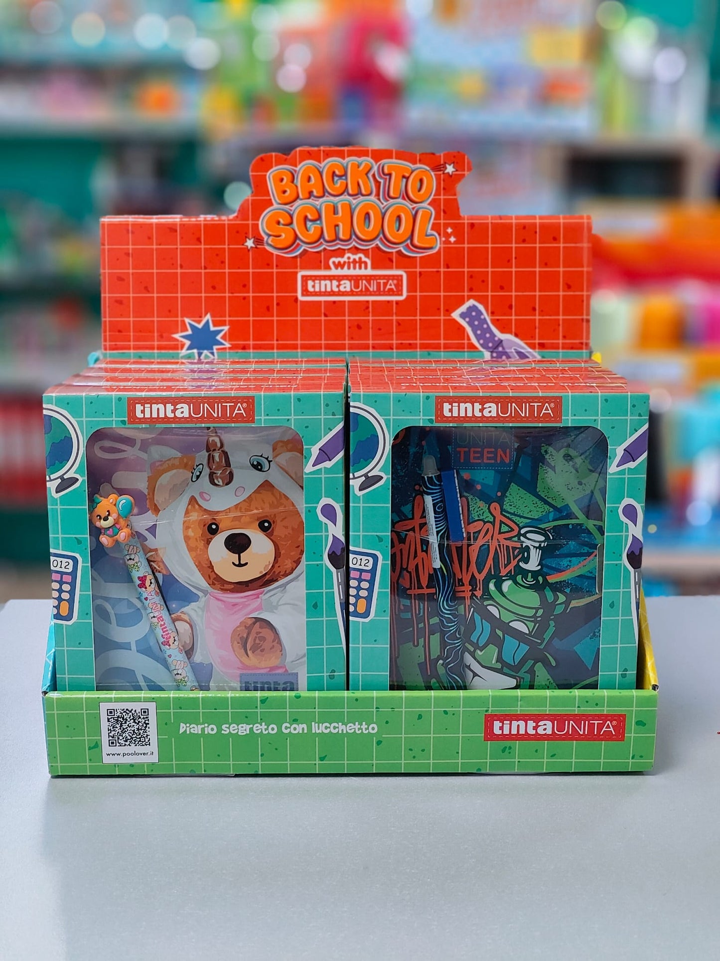 Diario Segreto con lucchetto "backtoschool" tintaUNITA