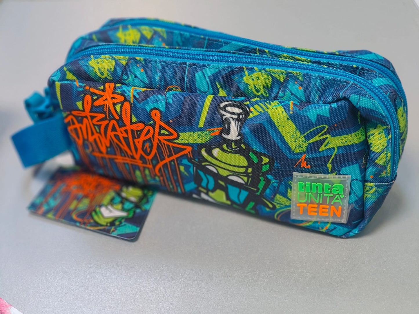 Astuccio 2 zip Teen tintaUNITA