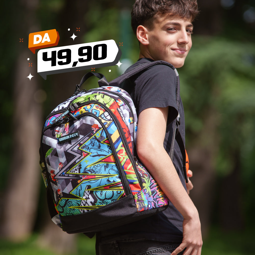 Zaino Scuola tintaUNITA TEEN BOY DREAM