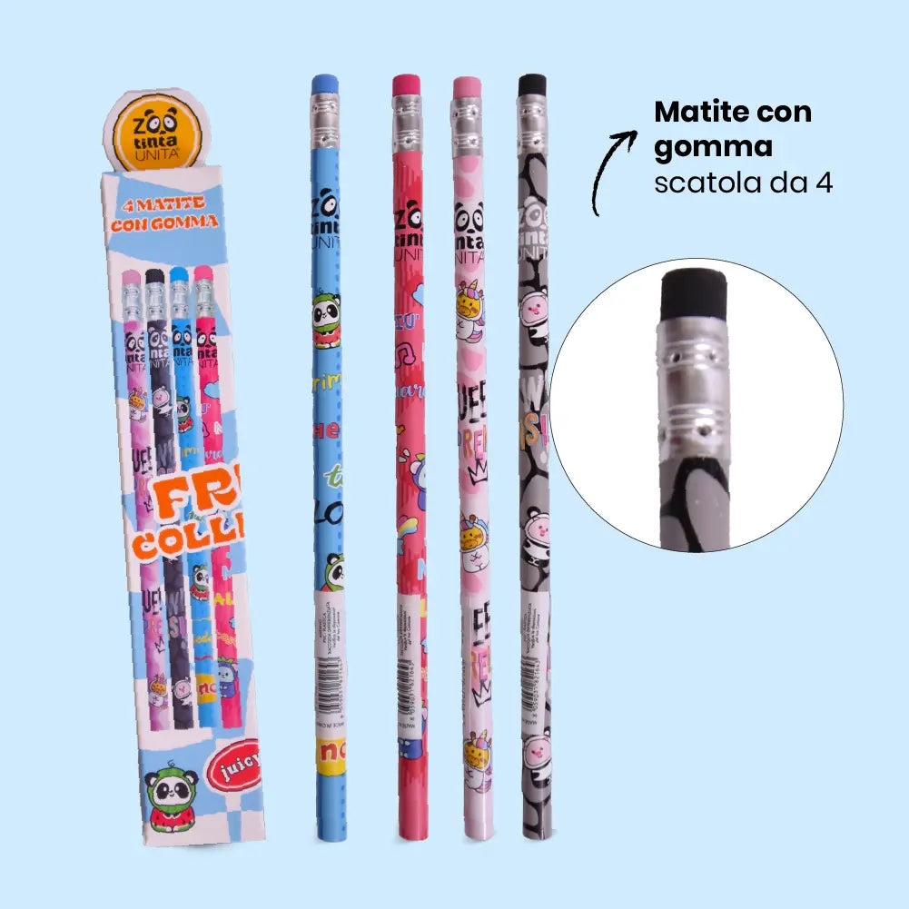 Set di 4 matite - tintaUNITA