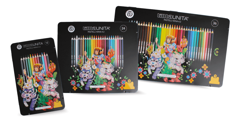 PASTELLI E BRUSH METAL BOX FRAFFROG - tintaUNITA