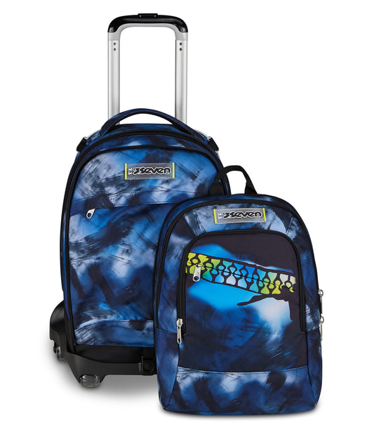 TROLLEY JACK Seven® 8 RUOTE DETACH - BLU FUSION