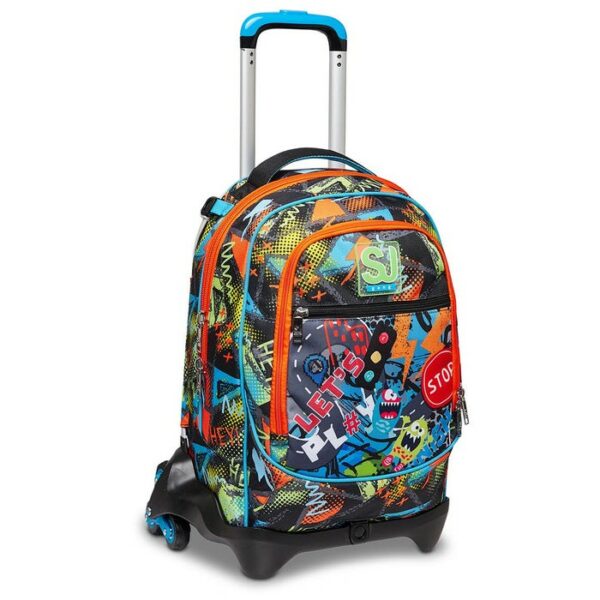 Zaino Trolley Sganciabile 3 Ruote -Sj Gang Rushpack