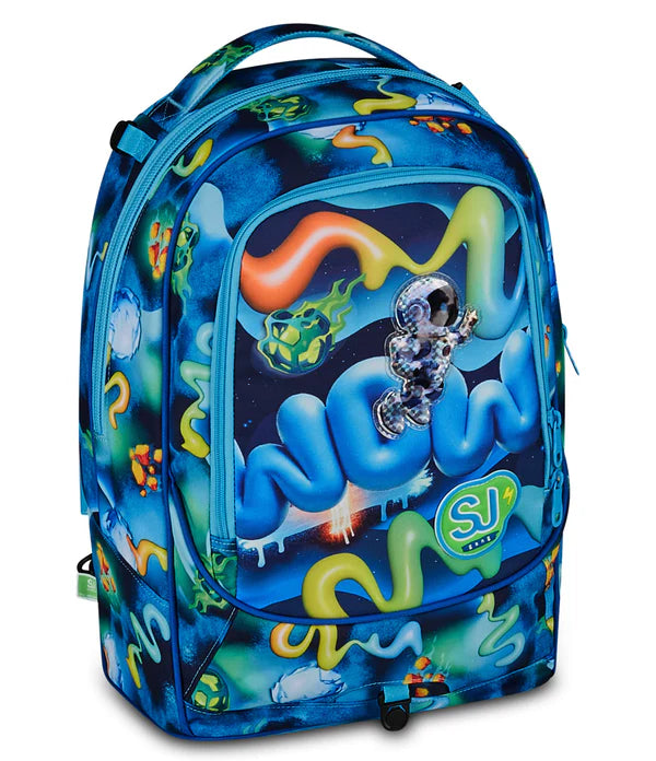 TROLLEY 8 RUOTE SPACE BOY - Seven Junior