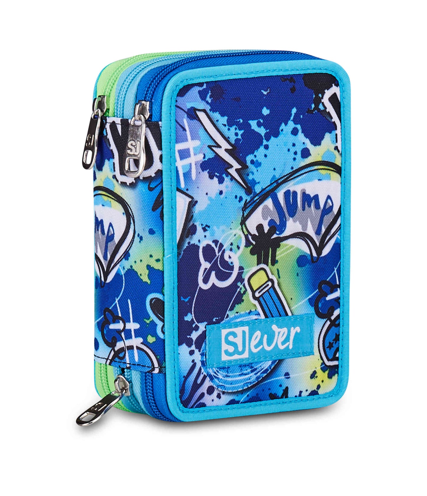 Astuccio 3 Zip blu - Seven J Ever