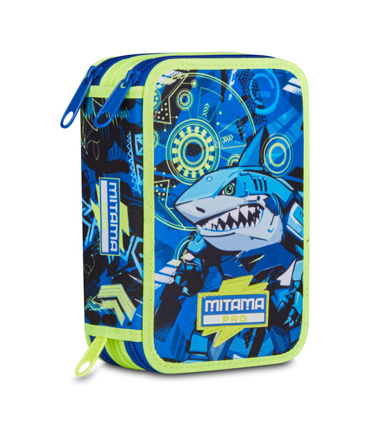 Astuccio 3 Zip con Squalo - Mitama