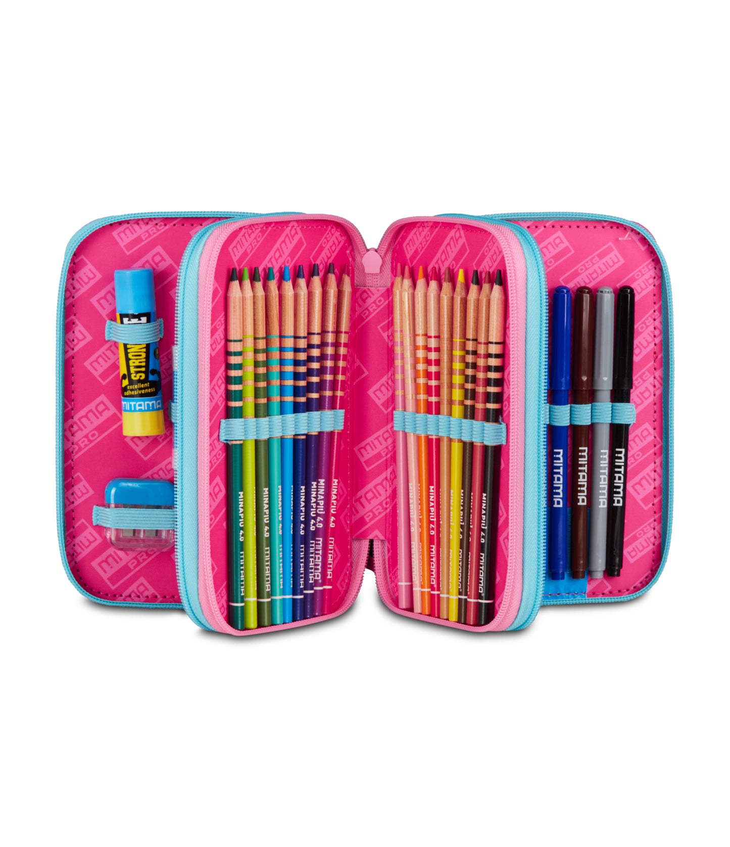 Astuccio 3 Zip Gatto - Mitama