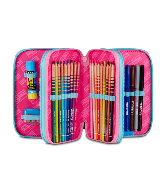 Astuccio 3 Zip Gatto - Mitama