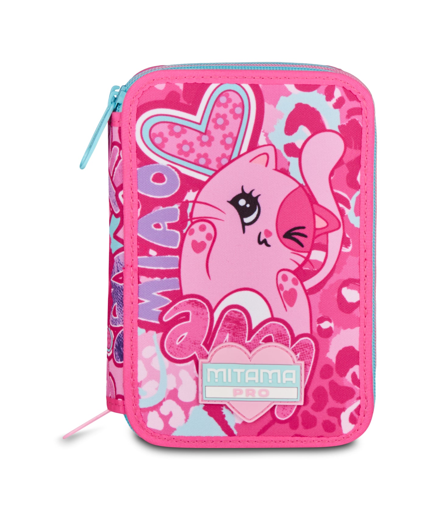 Astuccio 3 Zip Gatto - Mitama