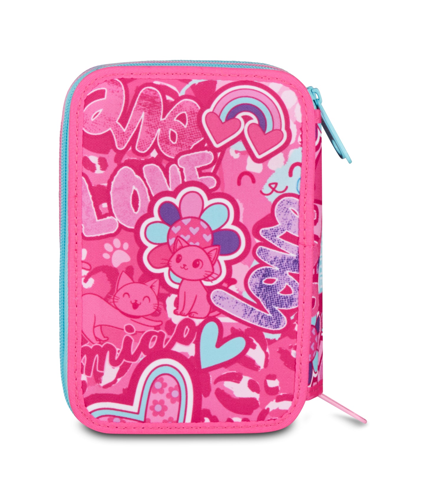 Astuccio 3 Zip Gatto - Mitama