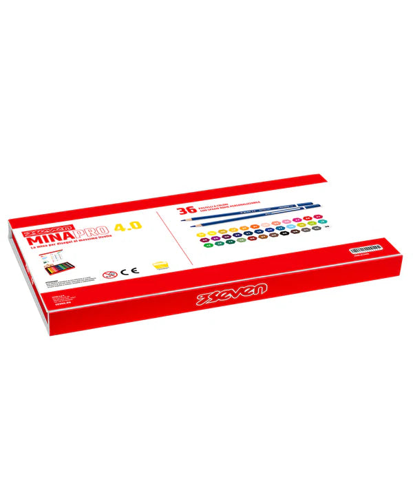 36 Pastelli Mix a Colori Seven® Mina Pro 4.0