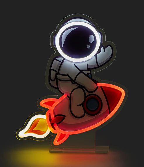Lampada Neon con Astronauta