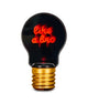 Lampada bulbo scritta 3D - Ideamania