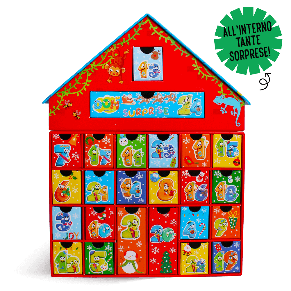 CALENDARIO DELL'AVVENTO PLAYDOH - tintaUNITA