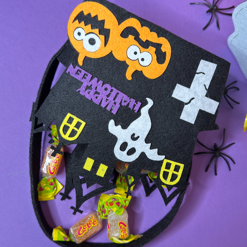 Cestini in feltro Halloween - tintaUNITA