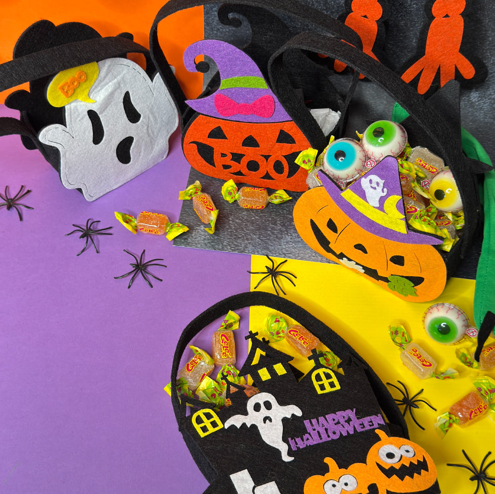 Cestini in feltro Halloween - tintaUNITA
