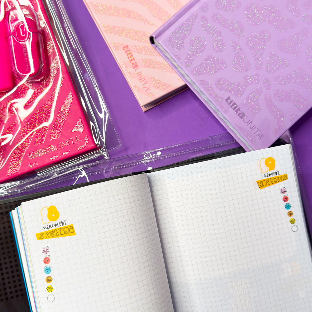 Diario Scuola Glitter - tintaUNITA