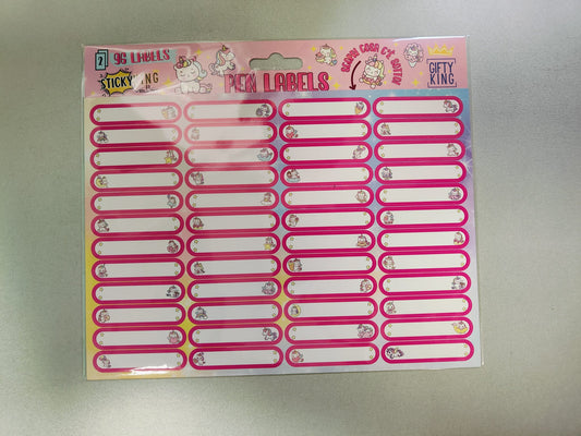 Etichette per Matite e Pennarelli