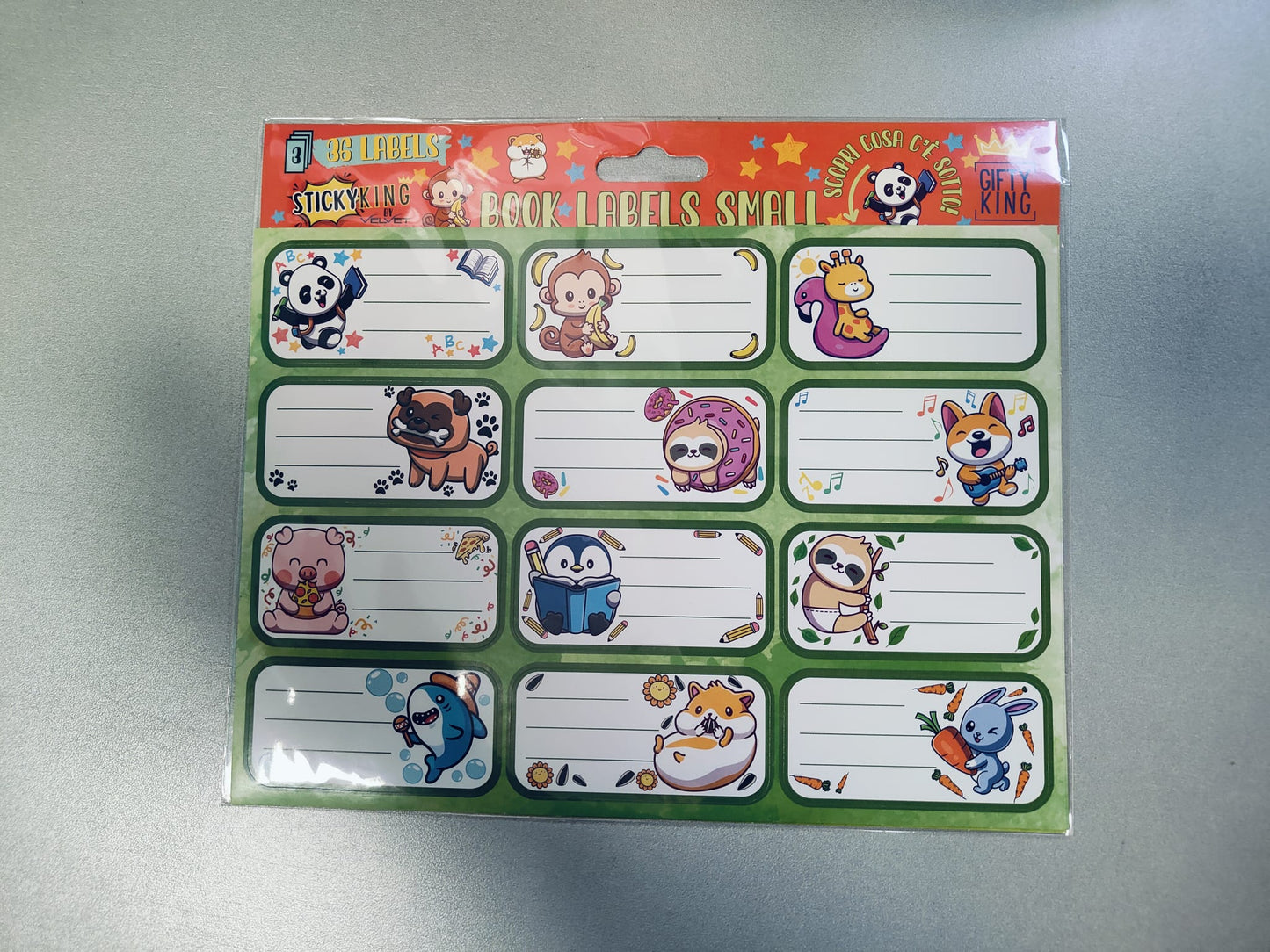 Etichette per Libri e Quaderni