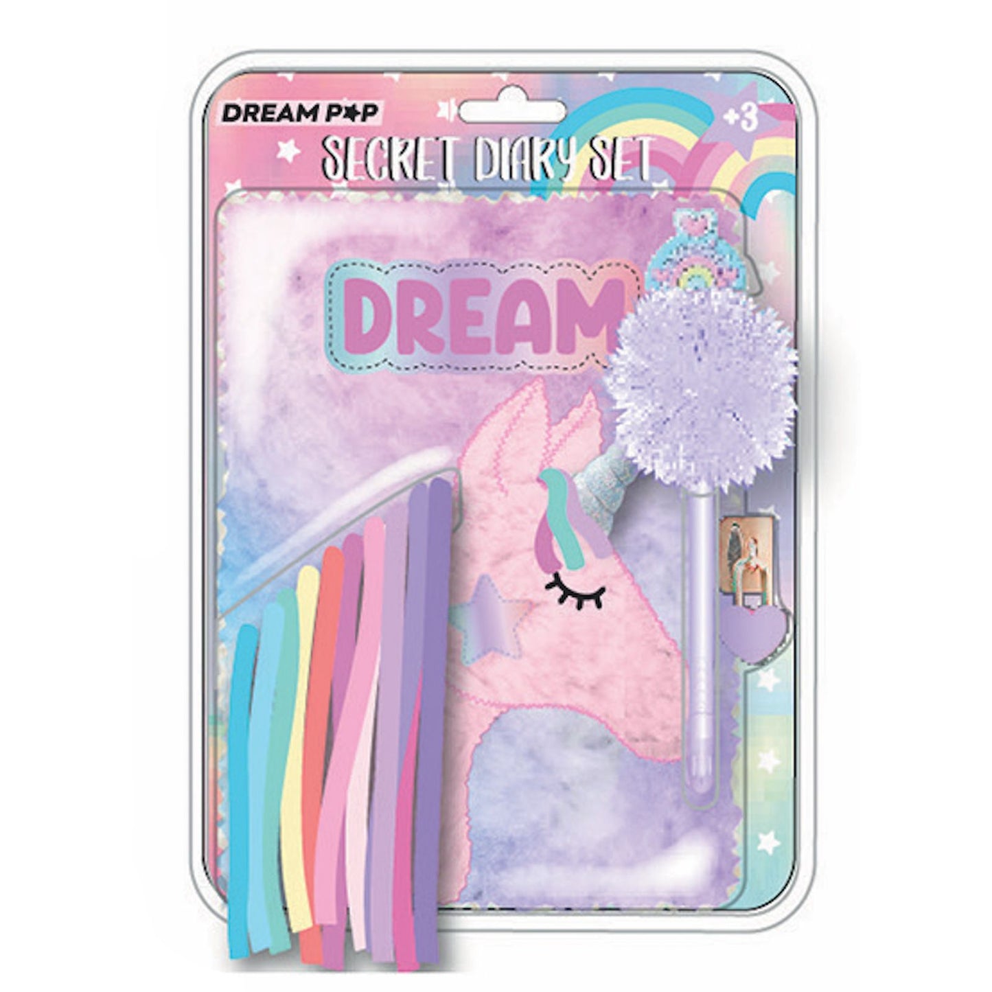 Diario Segreto con copertina Peluche con penna PonPon