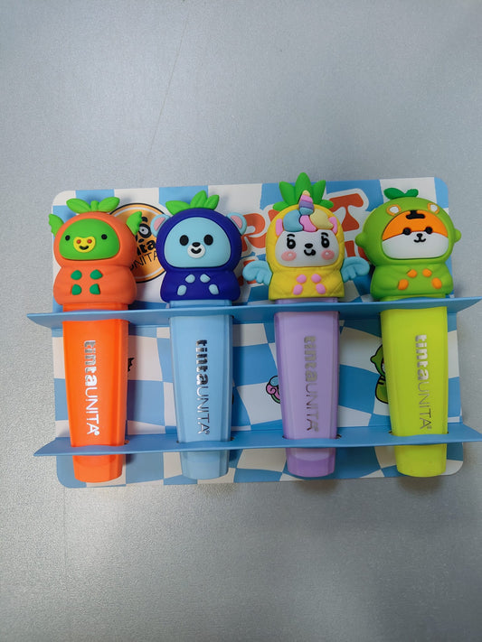 Set 4 Evidenziatori - tintaUNITA ZOO FRUIT