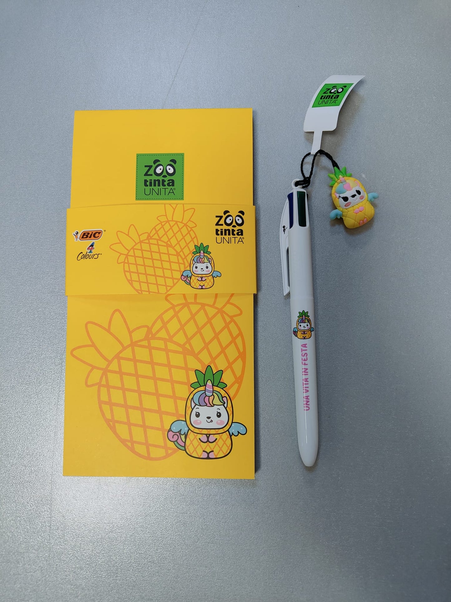 Blocchetto con Biro BIC - tintaUNITA ZOO