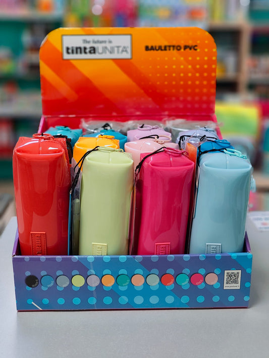 Astuccio Bauletto in PVC con 'TU TIPS' - tintaUNITA