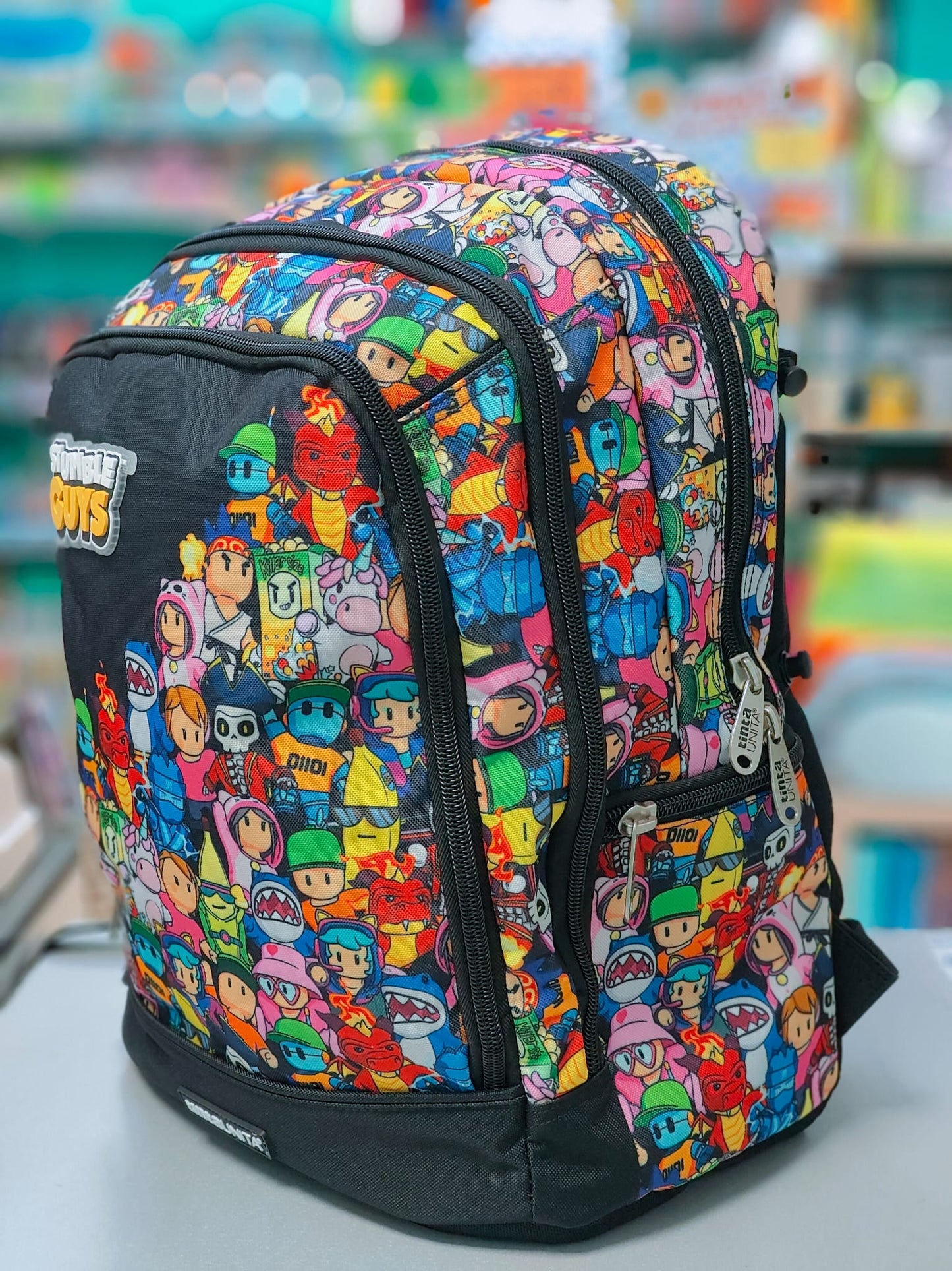 Zaino Scuola STUMBLE GUYS Nero