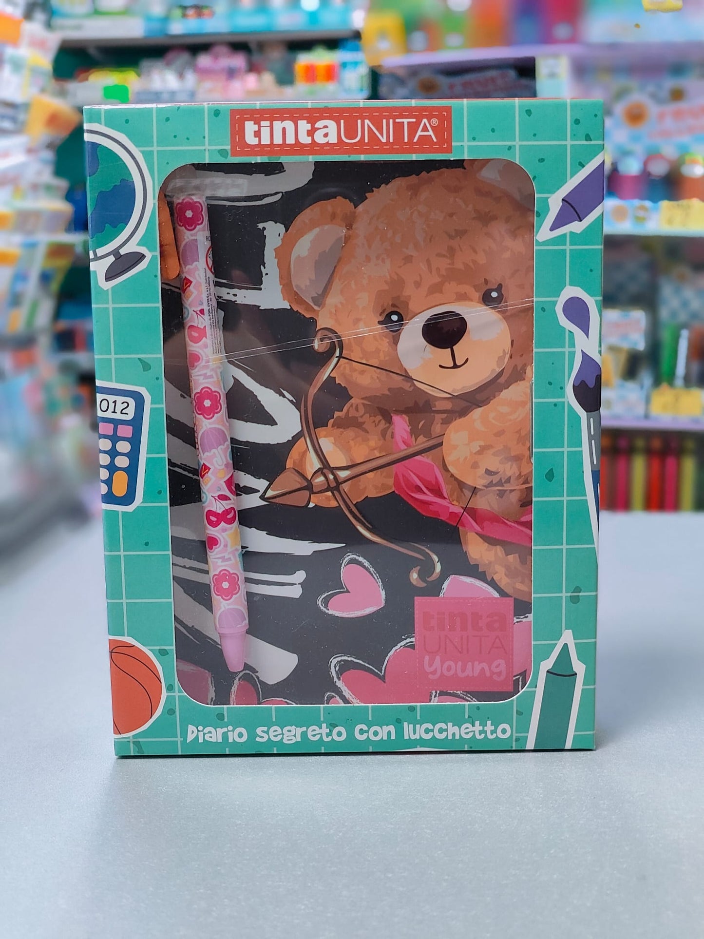 Diario Segreto con lucchetto "backtoschool" tintaUNITA