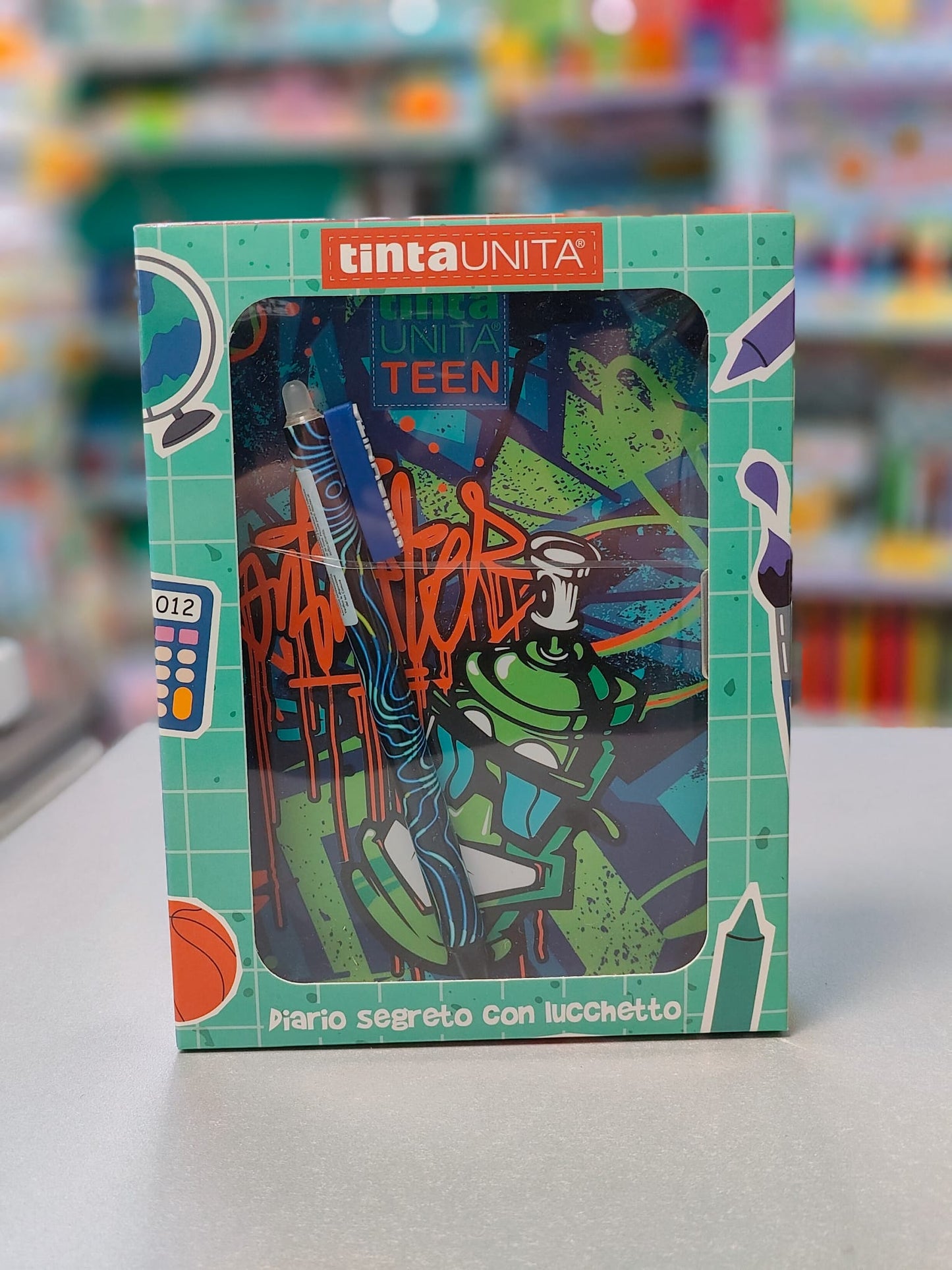 Diario Segreto con lucchetto "backtoschool" tintaUNITA