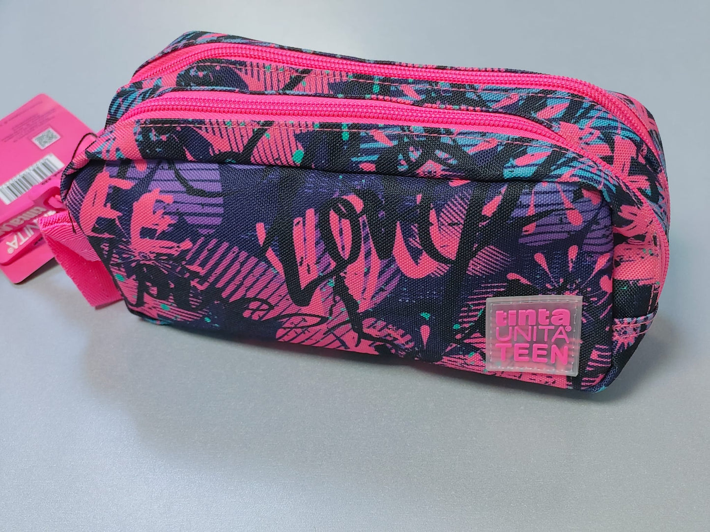 Astuccio 2 zip Teen tintaUNITA