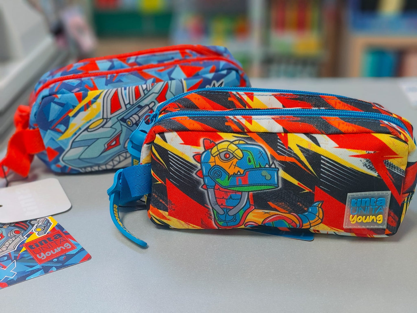 Astuccio 2 Zip Young tintaUNITA