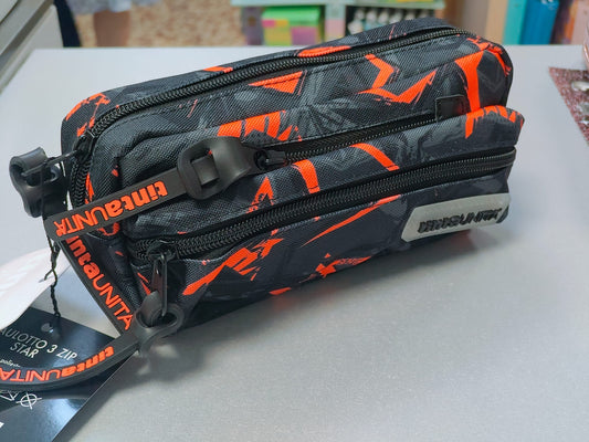 Astuccio Bauletto 3 Zip tintaUNITA