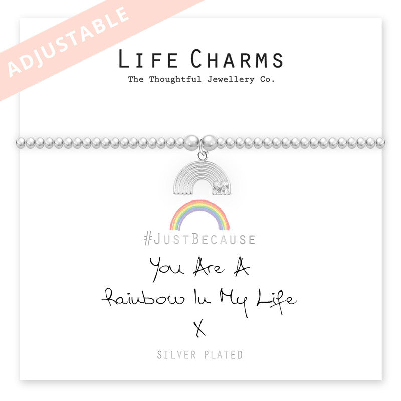 Braccialetto Life Charms - Rainbow