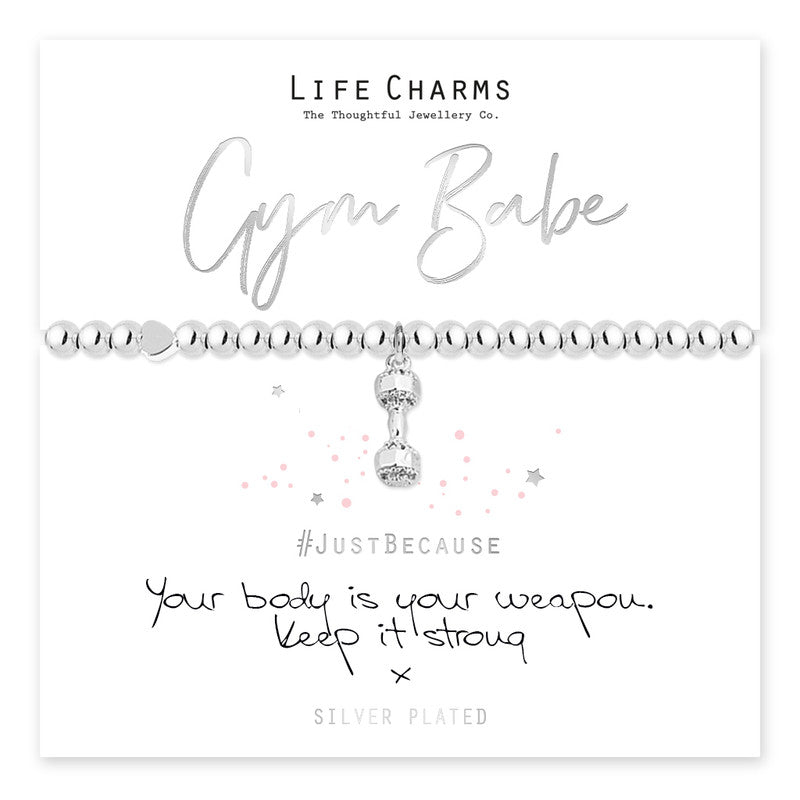 Braccialetto Life Charms - Gym Babe