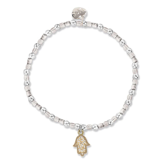 Braccialetto con talismano HAMSA