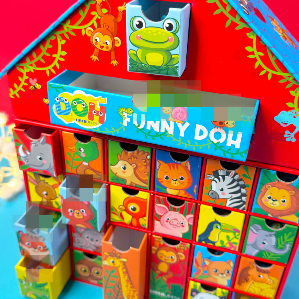 CALENDARIO DELL'AVVENTO PLAYDOH - tintaUNITA