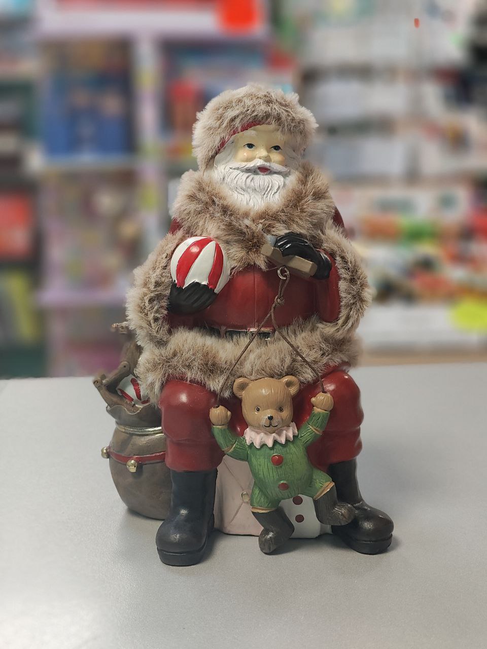 BABBO NATALE CON GIOCATTOLI