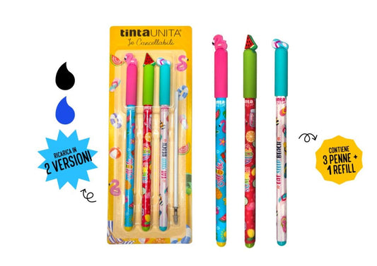 SET PENNE CANCELLABILI - SUMMER