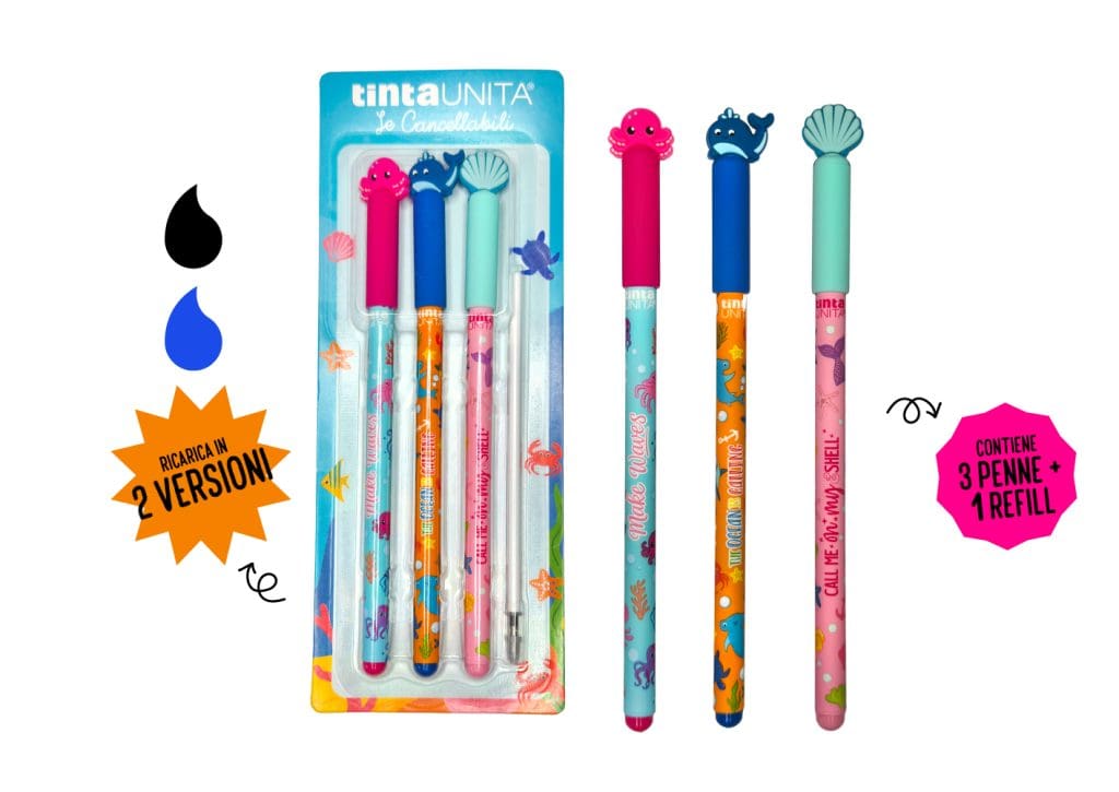 SET PENNE CANCELLABILI - SUMMER