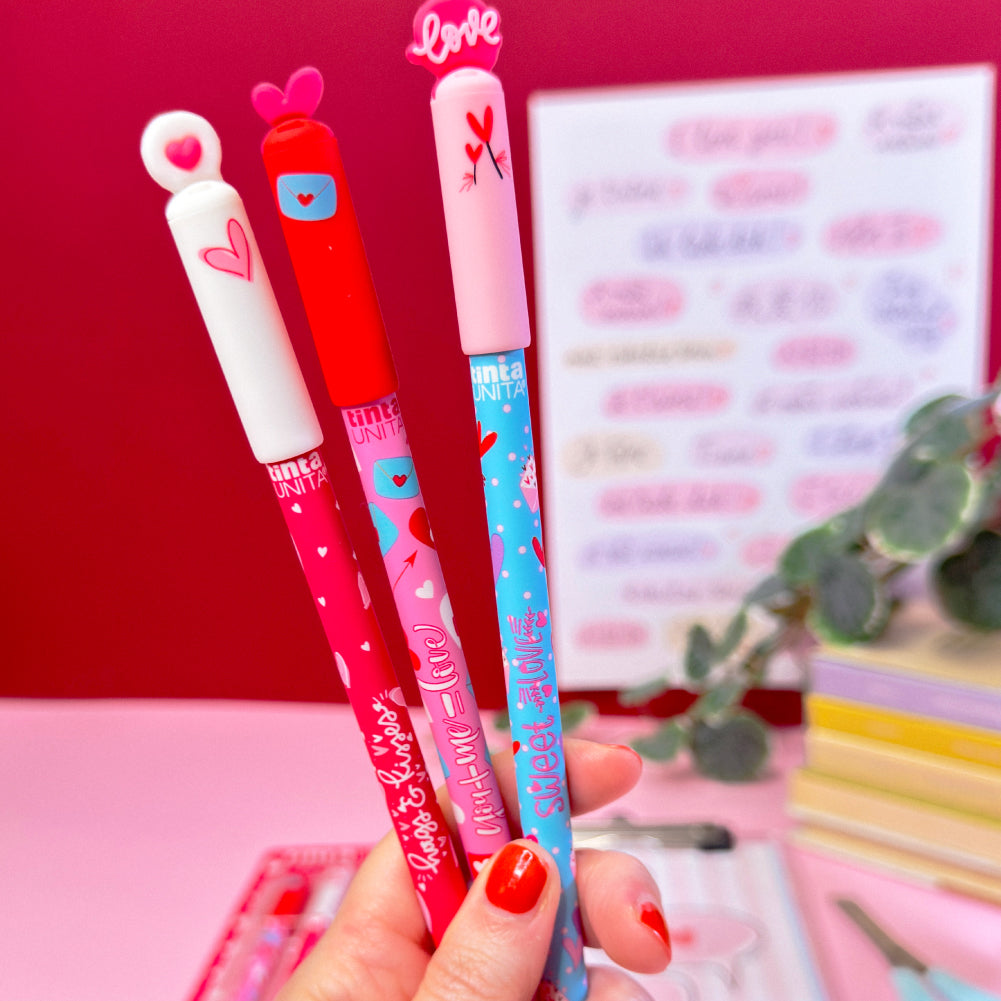 SET PENNE CANCELLABILI LOVE - tintaUNITA
