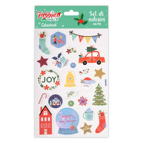 SET STICKERS NATALIZI - Colourbook
